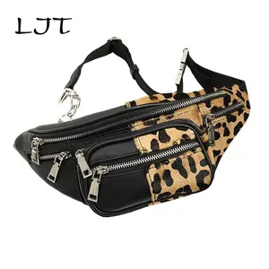 LJT нагрудная сумка с леопардовым принтом, Женская Персонализированная модная поясная сумка с принтом зебры, роскошный бренд, кожзам, сумки для телефона, кошелек