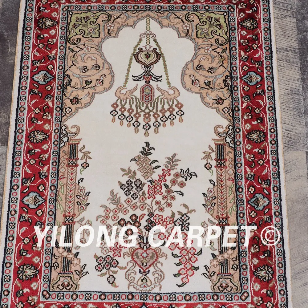 YILONG 2 'x 3' Восточный шелковый ковер ручной работы изысканный персидский