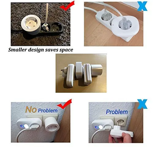 Розетка с дистанционным управлением 4 шт. беспроводное устройство для умного