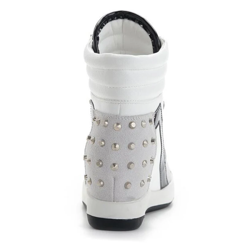 Женские кроссовки со скрытой танкеткой на шнуровке|Женские и кеды| |