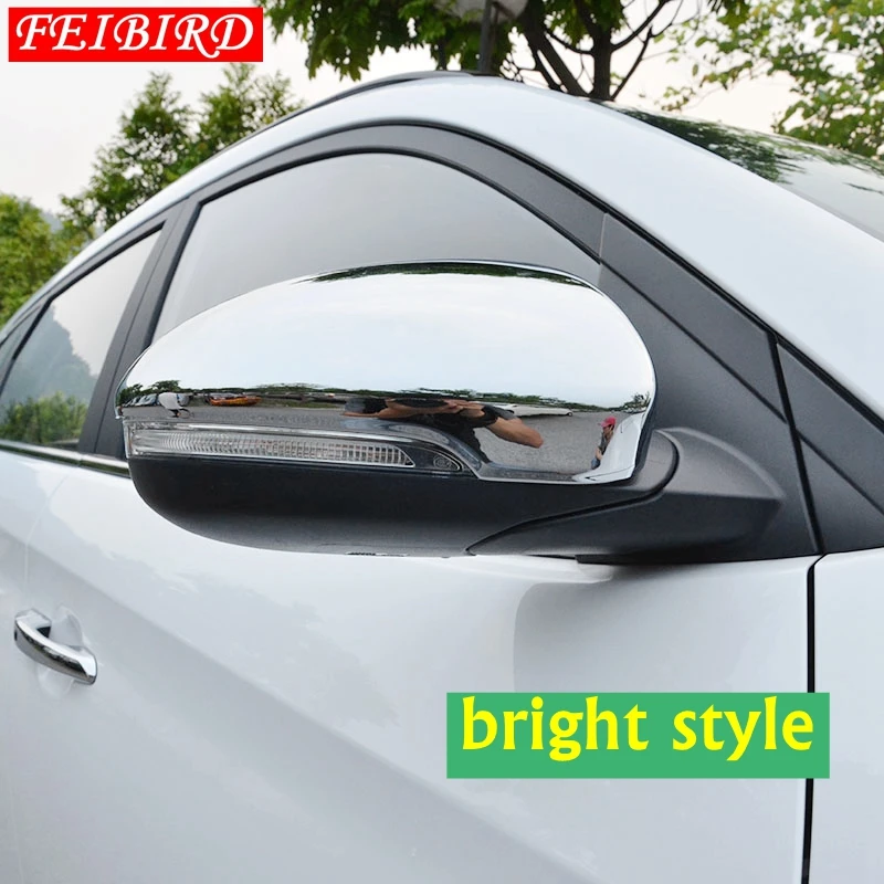 Накладка на боковые зеркала заднего вида из углеродного волокна для Hyundai Tucson 2016