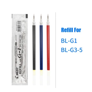 Стержни для гелевых ручек Pilot диаметром 0,5 мм, принадлежности для письма для студентов и офисов