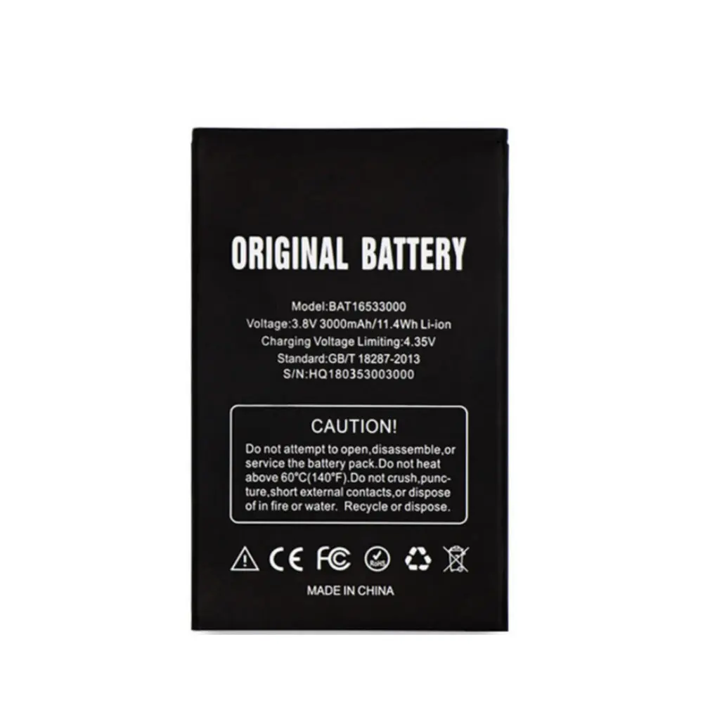 Новая запасная батарея Doogee X9 3000 мАч BAT16533000 Для Pro Smart Cell Mobile Batterie|Аккумуляторы для