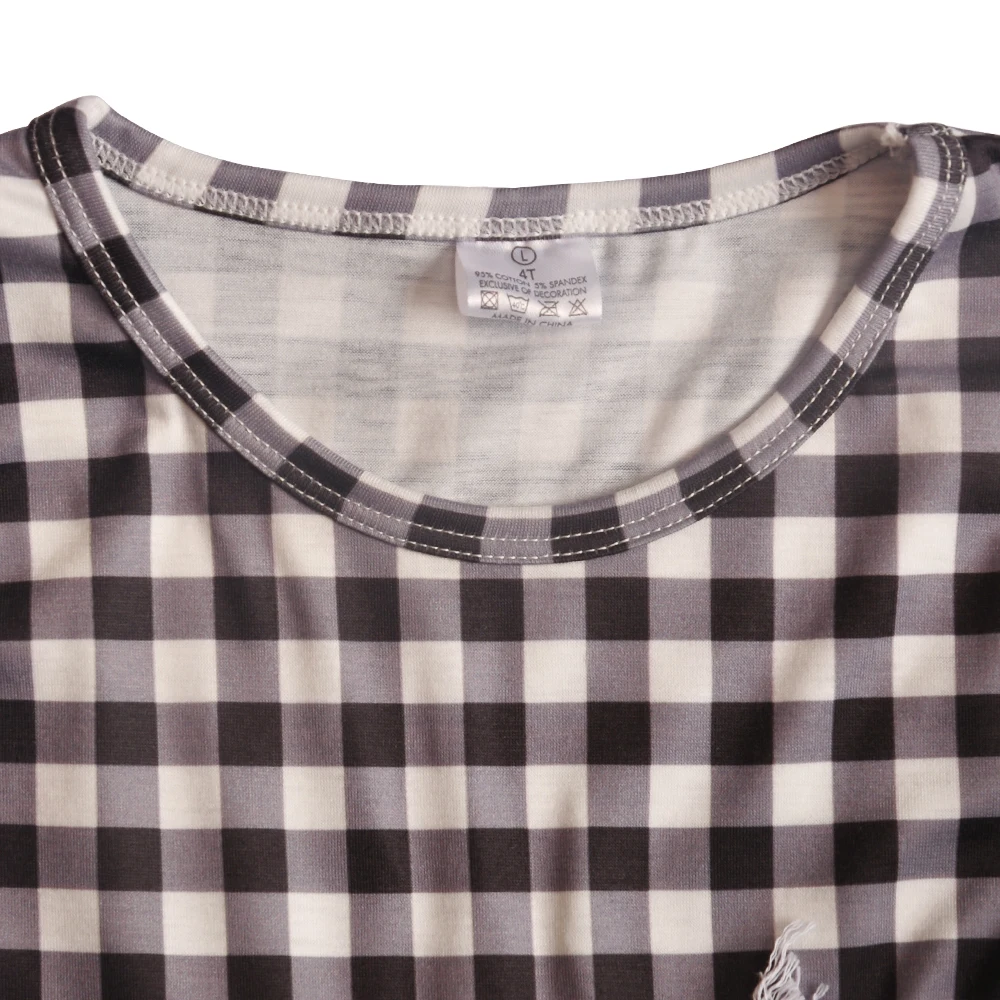 2019 г. Новая летняя одежда Бутик для малышей детский топ с рукавами-рюшами