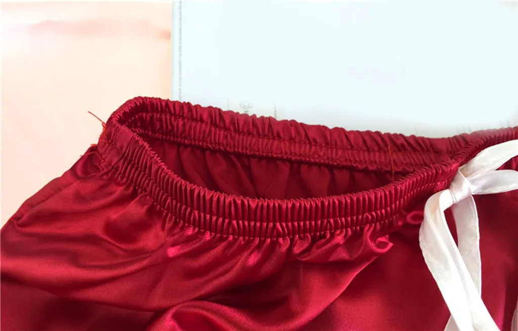 DOUDOULU женские модные атласные пижамы нижнее белье пижамные штаны шорты комплекты