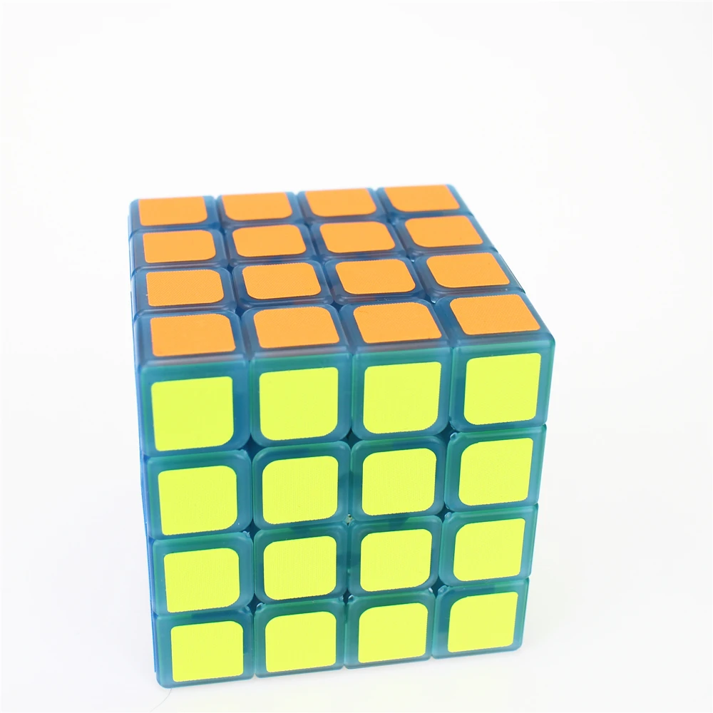 Новинка Zcube 4x4x4 профессиональный магический куб светильник Прозрачный