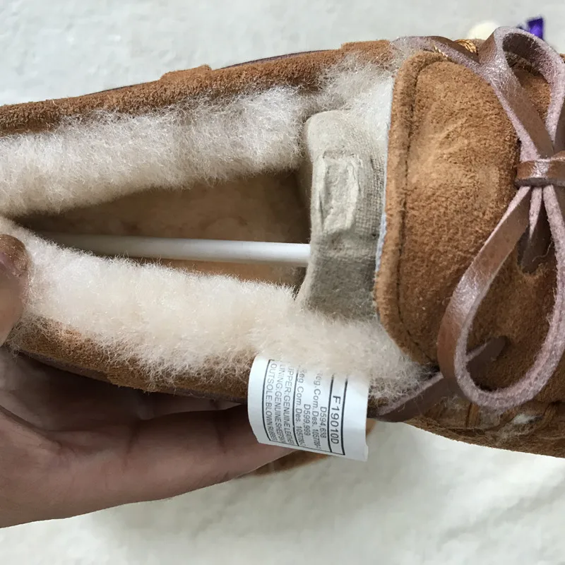 Зимние сапоги из натуральной кожи; женские теплые шерстяные зимние сапоги; Водонепроницаемая Нескользящая зимняя обувь; женские ботильоны из коровьей замши; Femal