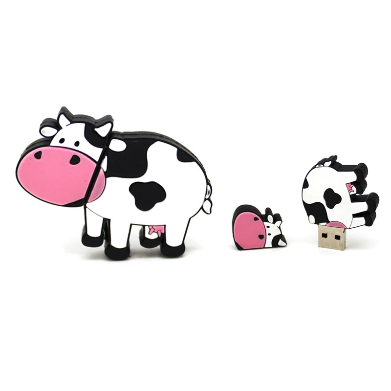 USB флеш накопитель в форме коровы 4 ГБ 8 16 32 64 ГБ|USB флэш-накопители| |