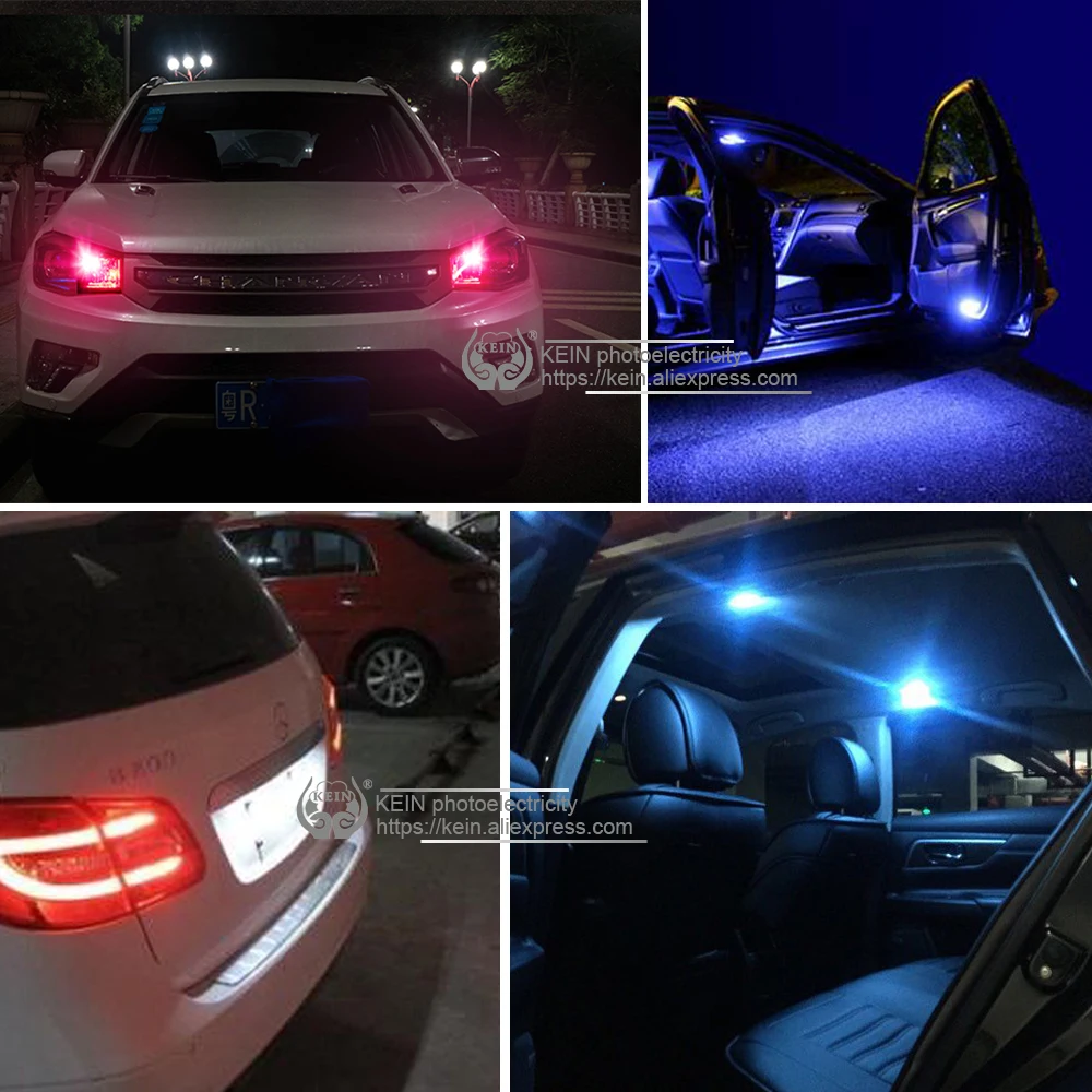 Kein 2шт T10 светодиодная лампа для автомобиля 194 CANBUS W5W 168 501 авто 3030 9smd боковая клиновая внутренняя чтения света автомобильная парковочная задняя фара автомобиль 12 В.
