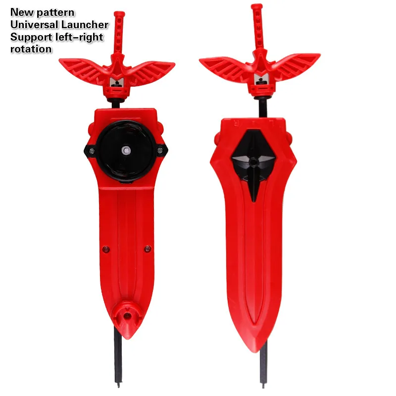 Universal Red 26 стилей металлический бейблейд Bayblade Burst Launcher игрушки Арена трещит гироскоп излучатель Heobbies классический для детей Bey blade - Цвет: Universal Red