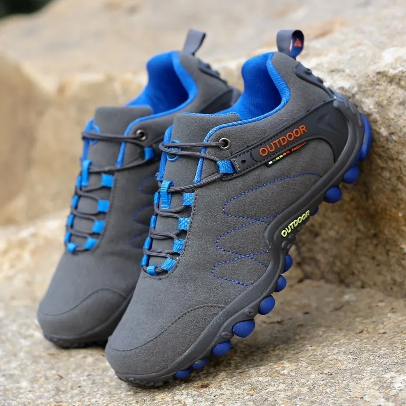 Outdoor Tactical Hiking Shoes Men Casual Wear Resisting Non-slip Sneakers Shoes Women Sneakers Climbing Trekking Sport Unisex