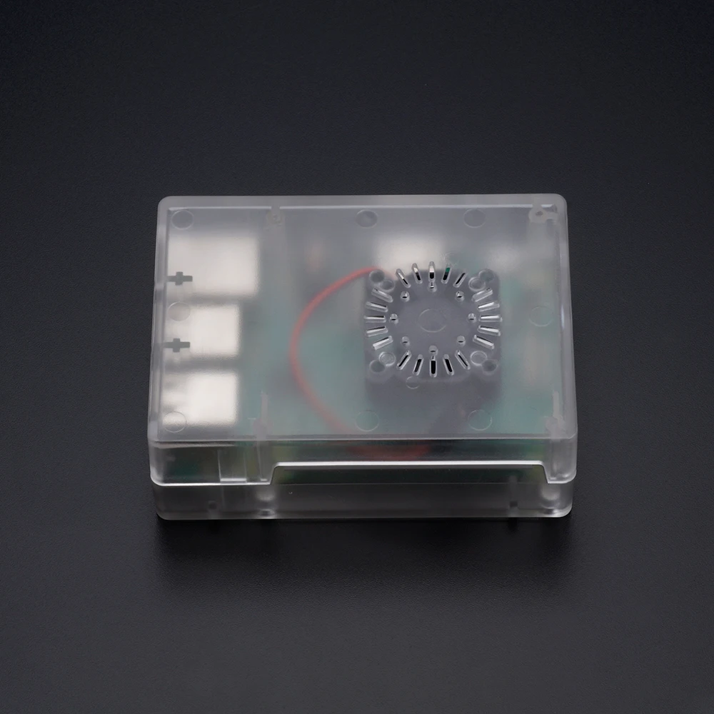 Raspberry Pi3 Модель B+ ABS Чехол прозрачный пластиковый корпус корпуса с охлаждающим вентилятором совместимый Raspberry Pi 3 Модель B+ Plus