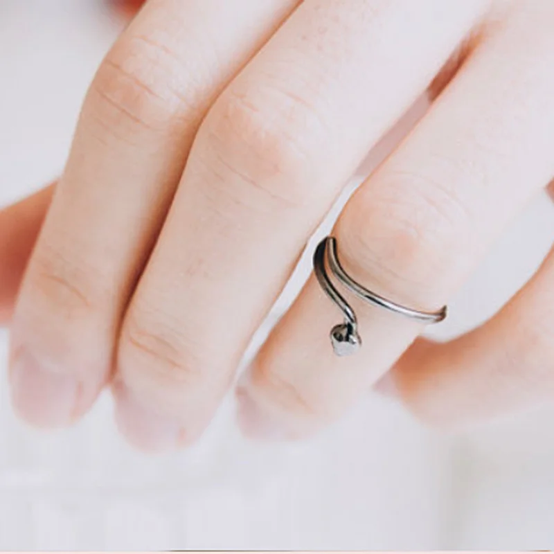 Оптовая продажа 10 шт./лот новые элегантные маленькие кольца под змеиную кожу