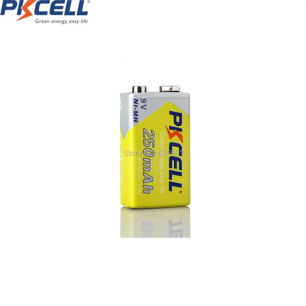 Электронный термометр PKCELL 2 шт. перезаряжаемые батареи 9 в NIMH 6F22 6LR61 для