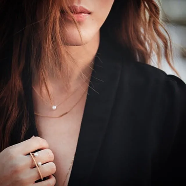 Подружки невесты моделирование подвес ожерелье из окисленного жемчуга в виде