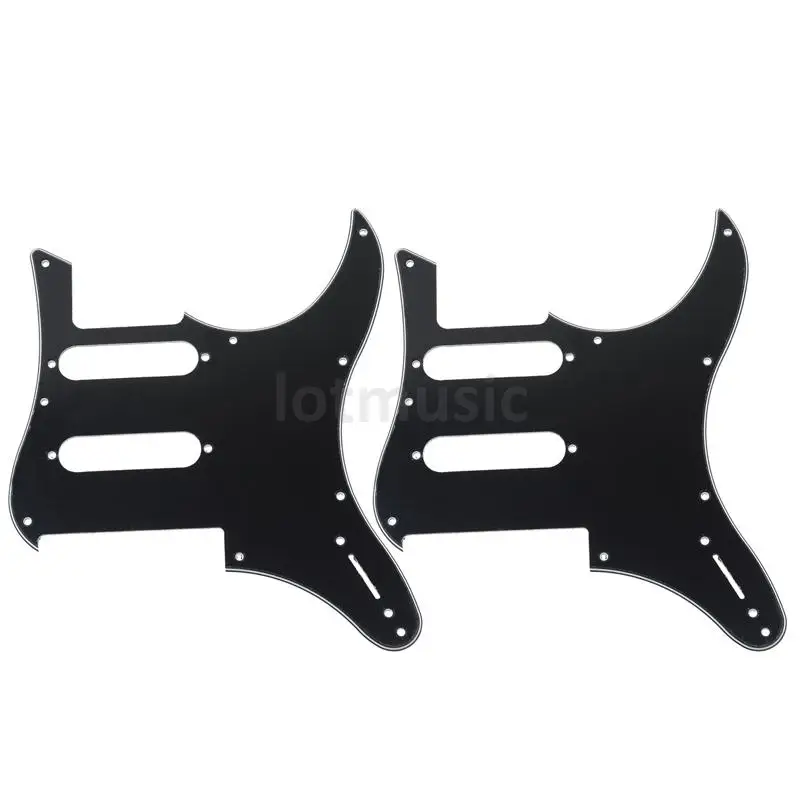 2 pcs Electric Guitar Pickguard For YAMAHA Pacifica 112V replacement 3ply Black
