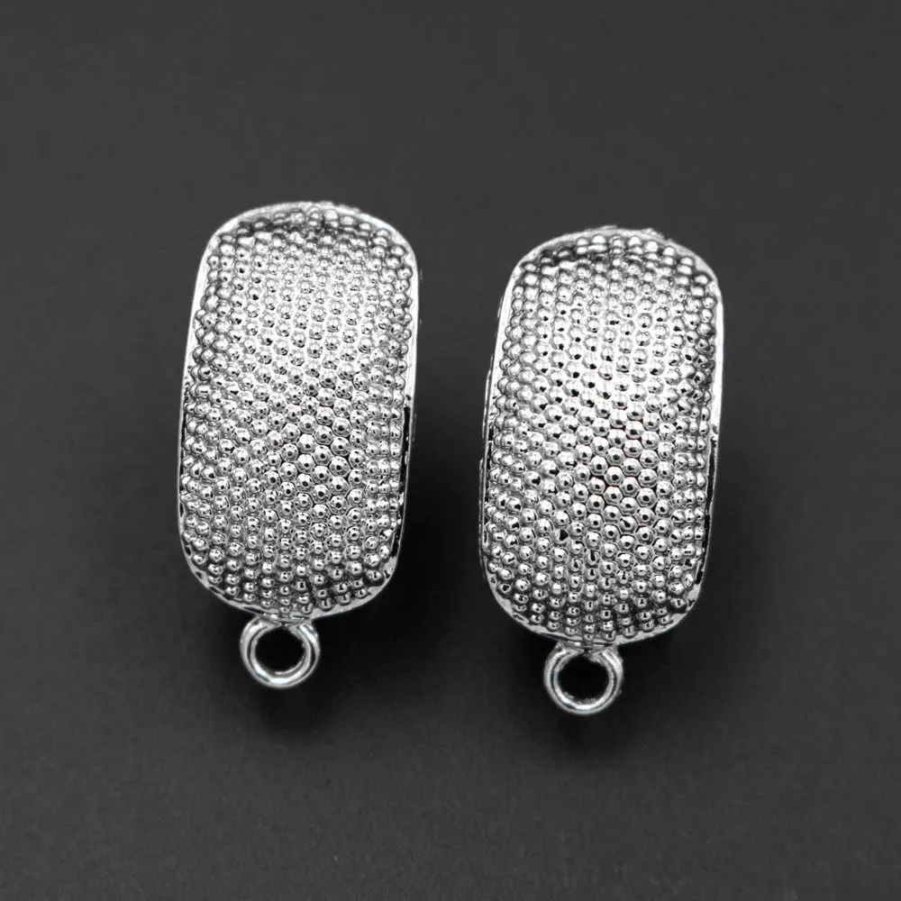 Африканские серьги подвеска с петлей соединитель прямоугольная фурнитура