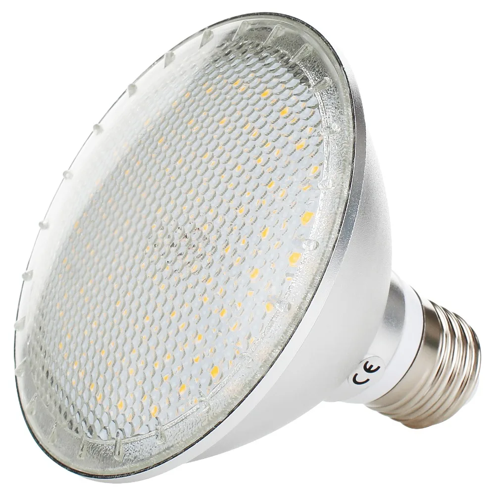 E27 Светодиодный светильник с регулируемой яркостью 2835 SMD PAR20 PAR30 PAR38 14 Вт 24 Вт 30 Вт теплый белый светильник яркий кукурузный светильник высокой мощности 1 шт