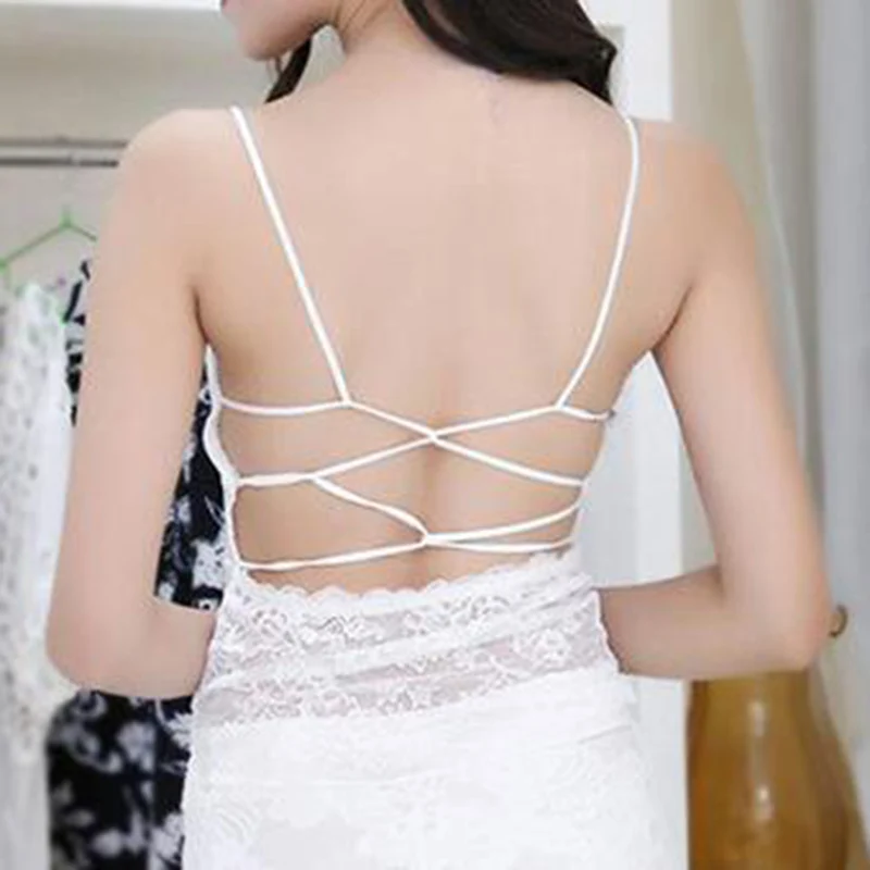 Новое поступление кружевные пикантные Топы без бретелек с цветочным рисунком