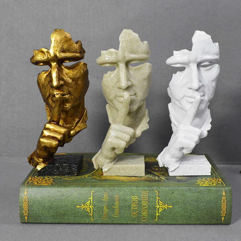 Креативные статуи из смолы скульптура современные человеческие мышления