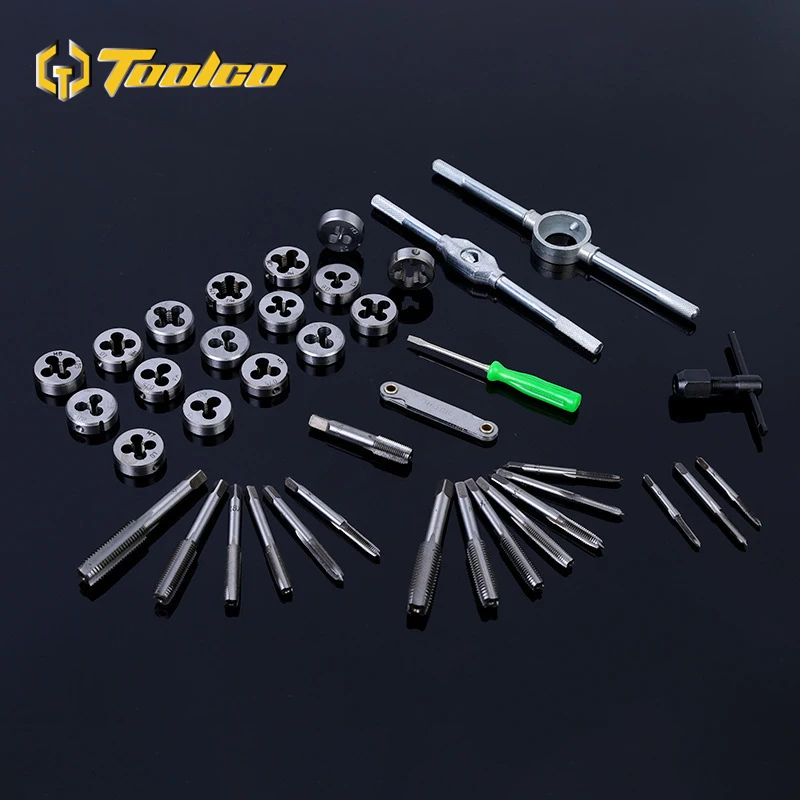 Toolgo 20 шт набор штампов из легированной стали 1/16 '' 1/2'' NC резьбовые вилки