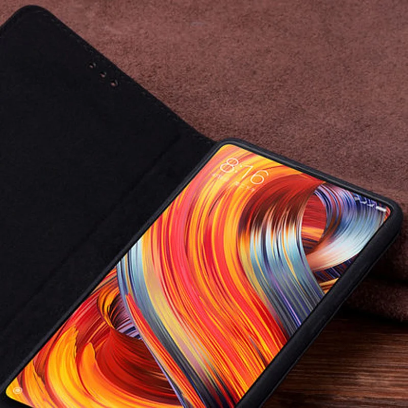 Чехол-книжка для xiao mi mix 2 mix2 роскошный кожаный чехол телефона | Мобильные телефоны