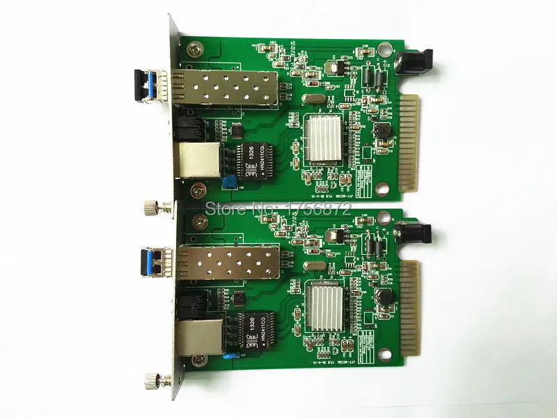 2 шт./лот Новая стабильная гигабитная SFP волоконная карта приемопередатчика dual-fiber