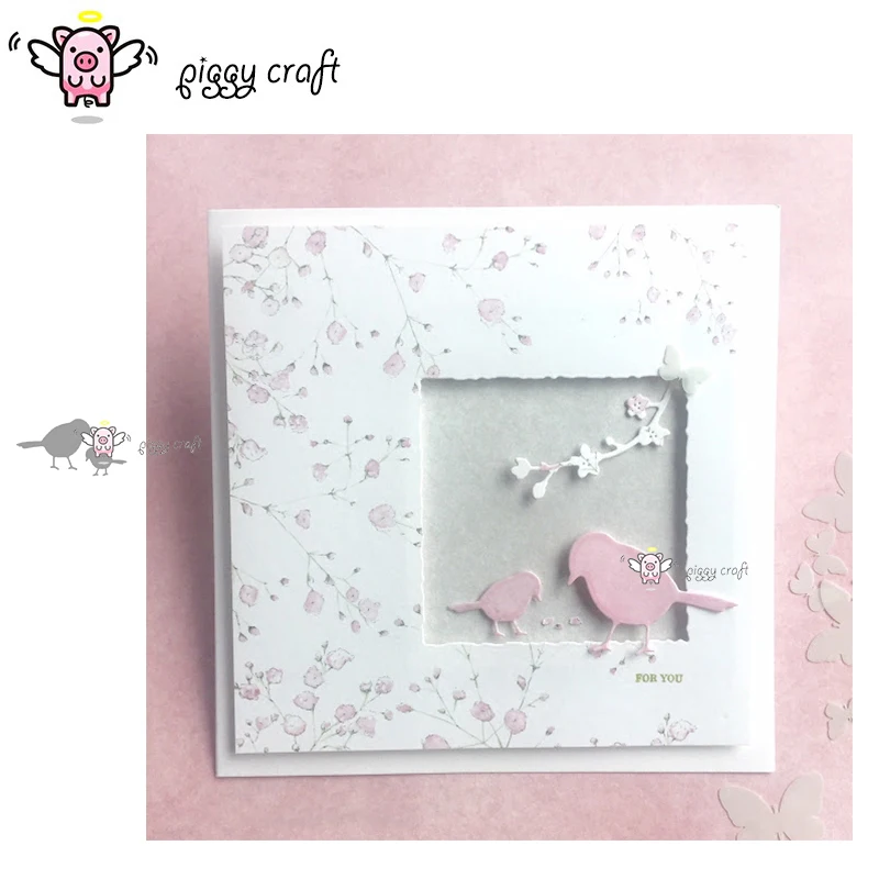 Металлические Вырубные штампы форма для вырезания 2 шт. украшение птиц