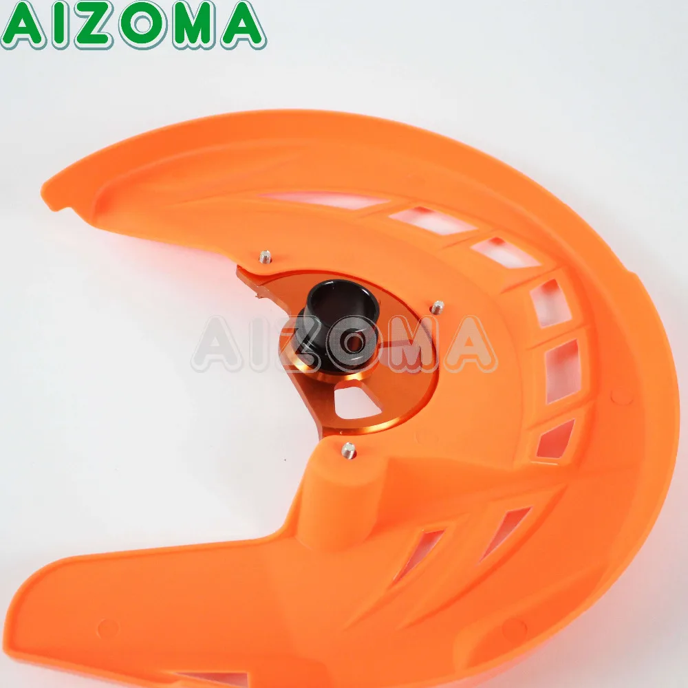 Orange Front Brake Disc Rotor Guard Cover Protector Protection For KTM SX XC EXC F 125 150 2003- Motocross Enduro Offroad