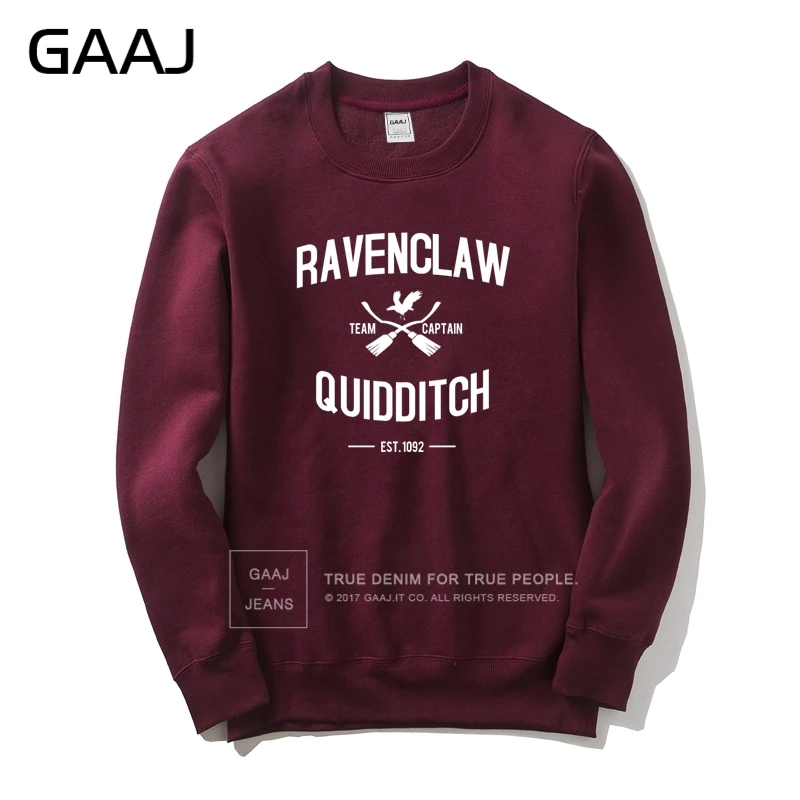 "Ravenclaw Quidditch Team", мужская и женская толстовка, спортивный костюм, Мужская модная одежда, толстовки, свитшоты, куртки, хлопковая уличная одежда# R2229 - Цвет: Wine