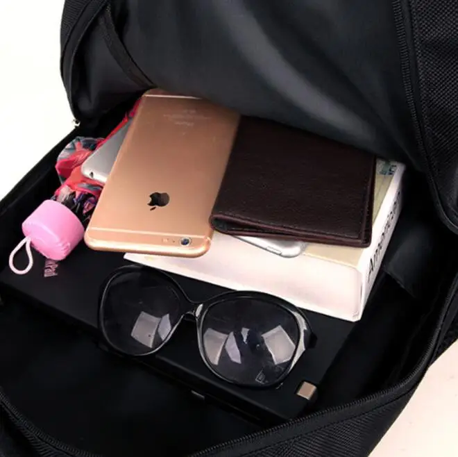 Повседневный однотонный мужской рюкзак из ткани Оксфорд и полиэстера 2021