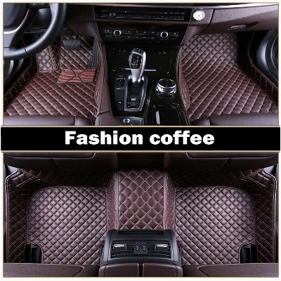coffee "Пользовательские подходящие автомобильные коврики для Mercedes Benz W164 W166 ML GLE ML350 ML400 ML500 GLE300 GLE320 GLE400 GLE450 лайнер - Название цвета: coffee