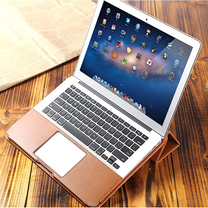 Роскошный чехол из искусственной кожи для ноутбука Macbook Pro 13 A1706 A1708 нового 2017 года, защитный чехол.