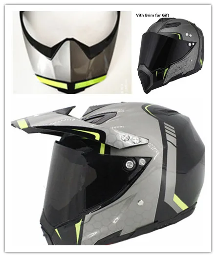 dark lens AX8 мотоцикл взрослых Мотокросс по бездорожью шлем ATV Байк горные MTB DH гоночный шлем кросс шлем емкости - Цвет: dark lens