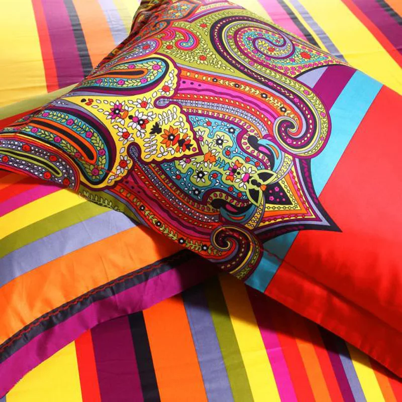 4 шт. Комплект постельного белья из натурального хлопка с наволочкой|Комплекты