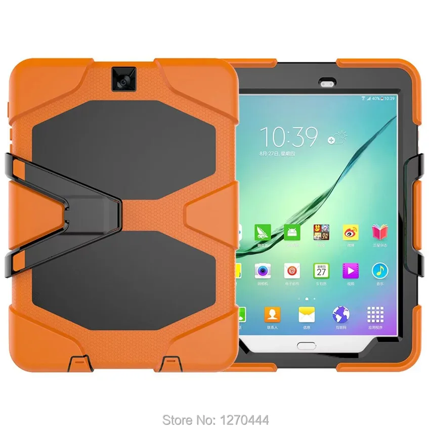 Для samsung Galaxy Tab S2 9,7 SM-T810 T810 T811 T813 T815 планшет сверхпрочный ударопрочный гибридный чехол с подставкой защитный чехол