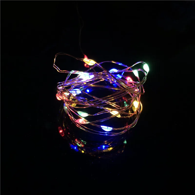 DC 5V 2M 20LED USB зарядное устройство Светодиодная лента с питанием от RGB медная