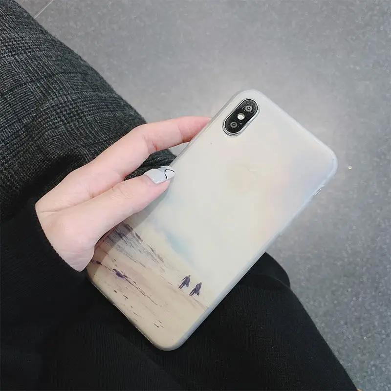 FORLAS элегантный узорчатый чехол для iphone xs max Мягкий ТПУ силиконовый 8 x xr задняя