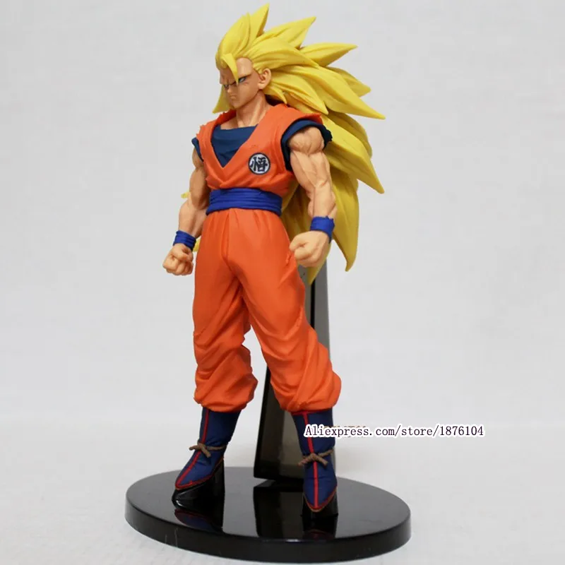 Аниме Драконий жемчуг Z Goku фигурка Juguetes ACGN Драконий жемчуг Супер Saiyan 3 Фигурки Коллекционная модель детские игрушки Brinquedos