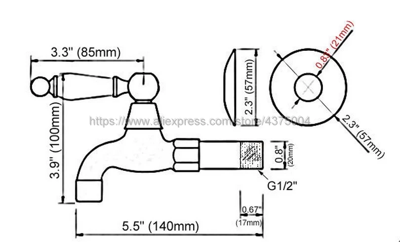 Черный латунный смеситель с маслом и насадкой для бассейна одиночный холодной