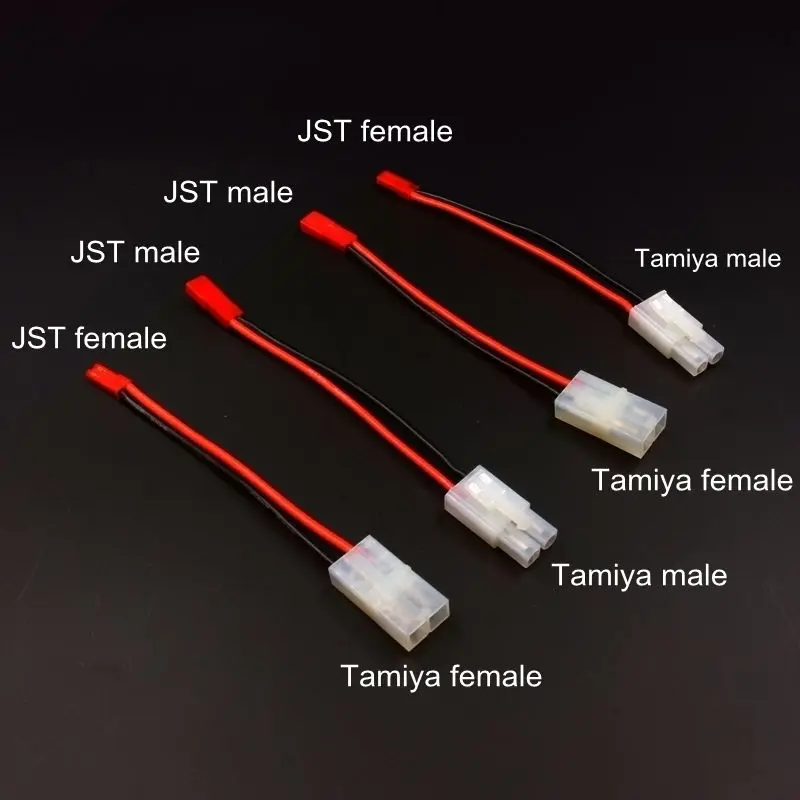 Переходник JST Tamiya со штекером и гнездом 10 см|jst male female connector|jst connector wirejst adapter |