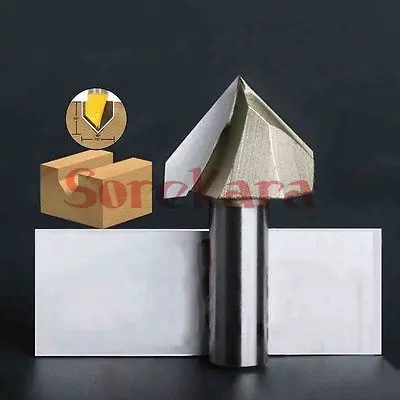 1/2 &quot* 1&quot V Форма 3D деревообрабатывающий фрезерный станок фрезерные Фрезы с ЧПУ