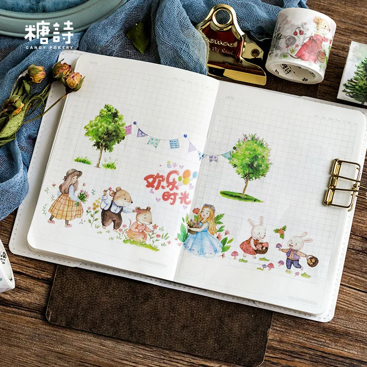 Синяя Ночная Маскировка васи Клейкая Бумажная Лента печать DIY Скрапбукинг деко