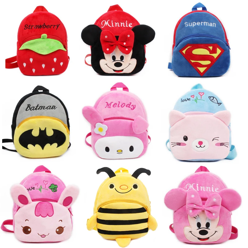 Детский Школьный рюкзак маленький плюшевый сумка с рисунком Ранняя игрушка для