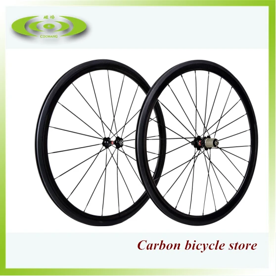 

Carbon wheels clincher 38mm road bike carbon wheelset 3k glossy Chinese carbon wheels for bicycle
