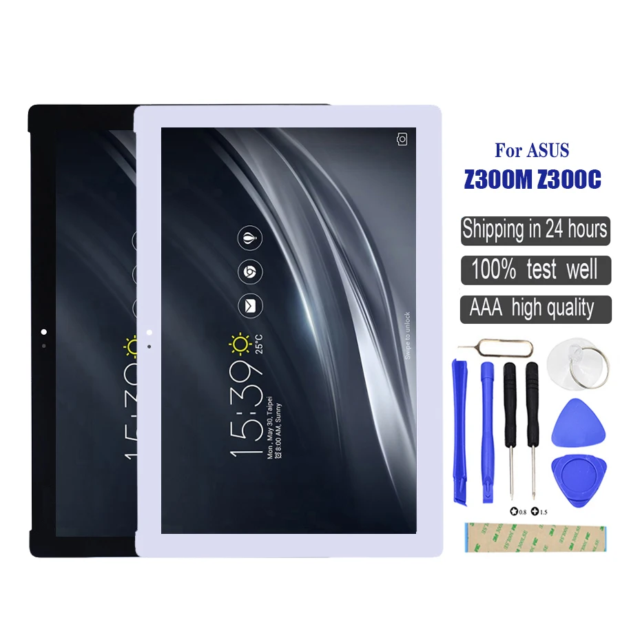 Новый 10 1 дюймовый ЖК дисплей для ASUS ZenPad Z300 Z300C Z300M P00C матричный кодирующий
