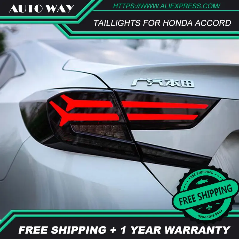 Автомобильный стильный задний фонарь, задний фонарь, чехол для Honda Accord светодиодный задний фонарь, чехол для Accord, задний фонарь, крышка багажника