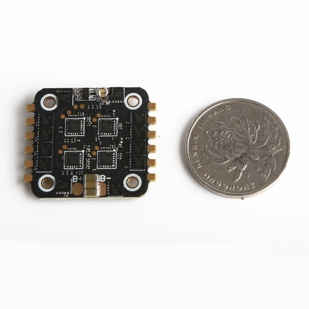 BS 28A 4в1 4 в 1 2 S BLHELI_S ESC * 20*20 мм мех PWM Multishot modus Oneshot DSHOT RC гоночный Квадрокоптер