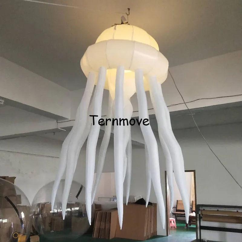 inflatable hanging decorative lighted Jellyfish led light jellyfish party wedding stage balloon | Игрушки и хобби