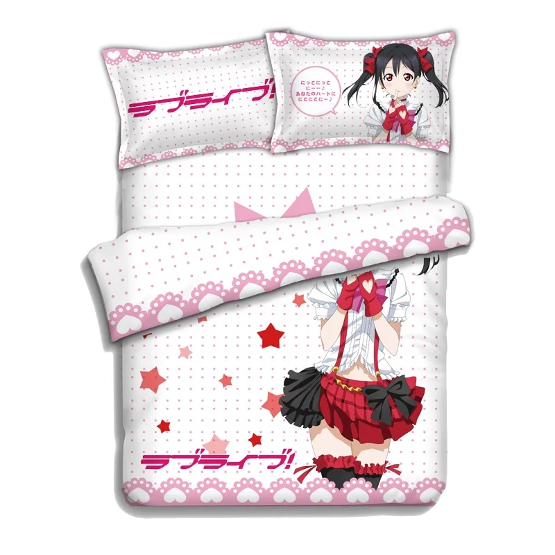 Аниме LOVE LIVE! Школьные idol Проекта четыре постельного белья постельное белье